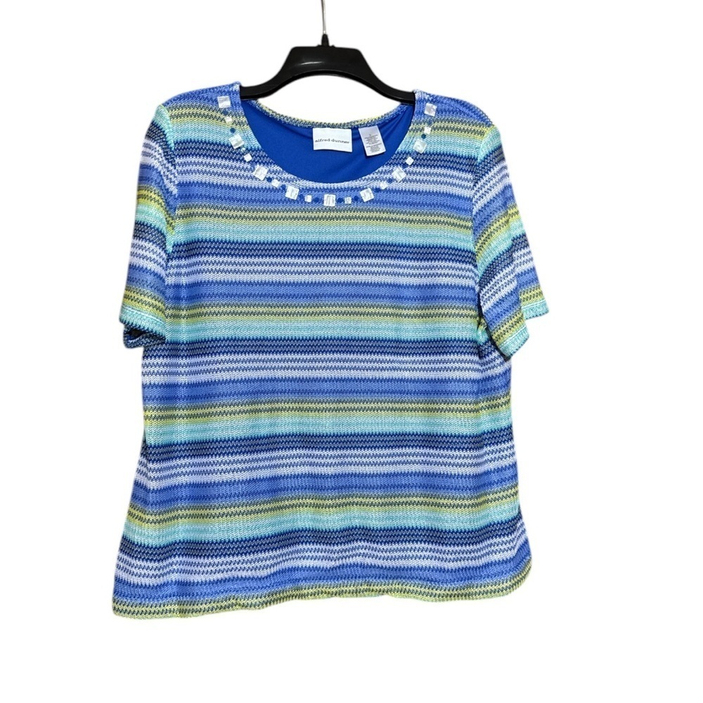 Alfred Dunner colorful, casual top size large